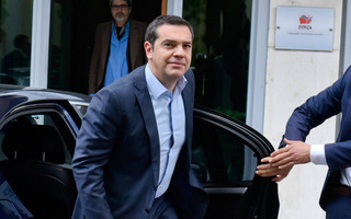 Εκλογές 2019: Στα γραφεία του ΣΥΡΙΖΑ ο Αλέξης Τσίπρας