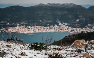 Εντυπωσιακές εικόνες από τη χιονισμένη Σάμο - ΕΛΛΑΔΑ