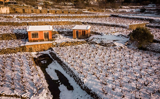 Εντυπωσιακές εικόνες από τη χιονισμένη Σάμο - ΕΛΛΑΔΑ