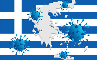 Χάρτης της Ελλάδας και κορονοϊός