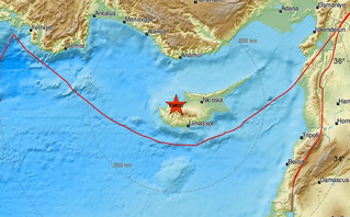 Σεισμός 4,4 Ρίχτερ στην Κύπρο