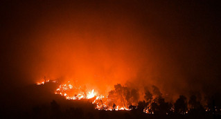 Φωτιά στα Βίλια: Διαρκής μάχη με τις αναζωπυρώσεις – Διανυκτέρευσαν στα οχήματά τους οι κάτοικοι