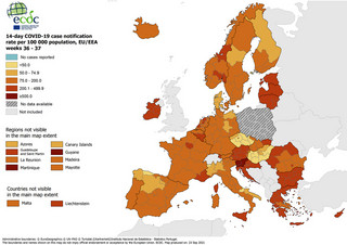 Επιδημιολογικός χάρτης ECDC