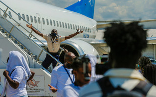 Χάος στο αεροδρόμιο της Αϊτής