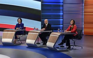 The last televised confrontation of the leaders before the elections The last televised confrontation of the leaders before the elections