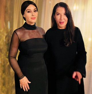 Monica Bellucci, Marina Abramovich Monica Bellucci, Marina Abramovich