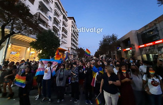 Θεσσαλονίκη: Σε εξέλιξη η «πορεία περηφάνειας» του 9ου Thessaloniki Pride