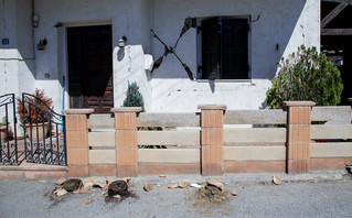 Χαλάσματα απο τον ισχυρό σεισμό στη Κρήτη