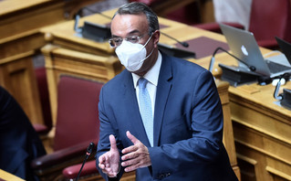 Ο Χρήστος Σταϊκούρας στη Βουλή Ο Χρήστος Σταϊκούρας στη Βουλή