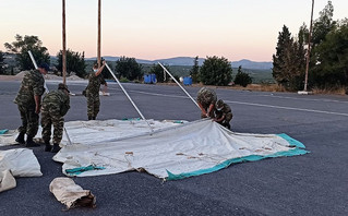 Συνδρομή των Ενόπλων Δυνάμεων στις Σεισμόπληκτες Περιοχές της Κρήτης