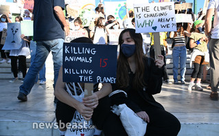 Διαδήλωση στο Σύνταγμα κατά της κλιματικής κρίσης