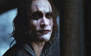 Brandon Lee in the movie The Crow