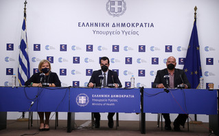 ΑΝΑΚΟΙΝΩΣΕΙΣ ΓΙΑ ΤΗΝ ΠΟΡΕΙΑ ΤΗΣ ΠΑΝΔΗΜΙΑΣ ΑΠΟ ΤΟΝ ΥΠΟΥΡΓΟ ΥΓΕΙΑΣ ΘΑΝΟ ΠΛΕΥΡΗ ΤΗΝ ΑΝ. ΥΠΟΥΡΓΟ ΜΙΝΑ ΓΚΑΓΚΑ ΚΑΙ ΤΟ ΝΕΟ ΠΡΟΕΔΡΟ ΤΟΥ ΕΟΔΥ ΘΕΟΚΛΗ ΖΑΟΥΤΗ ΑΝΑΚΟΙΝΩΣΕΙΣ ΓΙΑ ΤΗΝ ΠΟΡΕΙΑ ΤΗΣ ΠΑΝΔΗΜΙΑΣ ΑΠΟ ΤΟΝ ΥΠΟΥΡΓΟ ΥΓΕΙΑΣ ΘΑΝΟ ΠΛΕΥΡΗ ΤΗΝ ΑΝ. ΥΠΟΥΡΓΟ ΜΙΝΑ ΓΚΑΓΚΑ ΚΑΙ ΤΟ ΝΕΟ ΠΡΟΕΔΡΟ ΤΟΥ ΕΟΔΥ ΘΕΟΚΛΗ ΖΑΟΥΤΗ