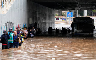 Στιγμιότυπα από την κακοκαιρία Μπάλλος