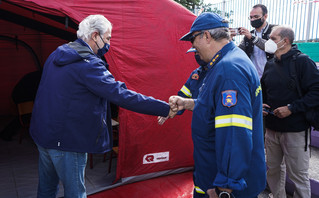 Στις πληγείσες περιοχές η ηγεσία του υπ. Κλιματικής Κρίσης και Πολιτικής Προστασίας