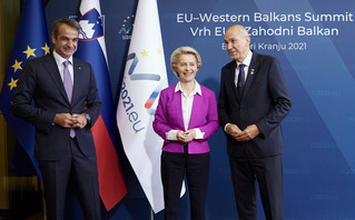 Ο Μητσοτάκης στη Σύνοδο Κορυφής ΕΕ-Δυτικών Βαλκανίω