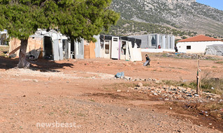 ο καταυλισμός των Ρομά στον Ασπρόπυργο