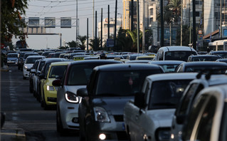 Μποτιλιάρισμα στη λεωφόρο Συγγρού Μποτιλιάρισμα στη λεωφόρο Συγγρού