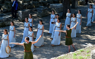 Τελετή Αφής της Ολυμπιακής Φλόγας στην Αρχαία Ολυμπία