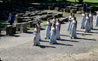 Τελετή Αφής της Ολυμπιακής Φλόγας στην Αρχαία Ολυμπία