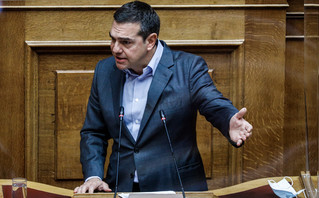 Ο Αλέξης Τσίπρας στη Βουλή Ο Αλέξης Τσίπρας στη Βουλή