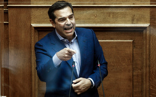 Ο Αλέξης Τσίπρας στη Βουλή Ο Αλέξης Τσίπρας στη Βουλή