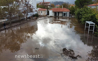 Οι εικόνες καταστροφής από τη κακοκαιρία στη Βόρεια Εύβοια