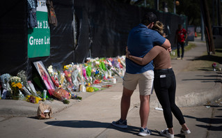 Photos after the tragedy at the Astroworld festival