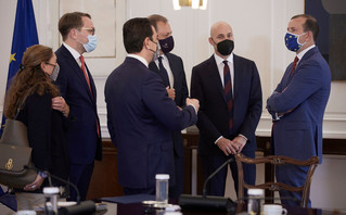 Στο Μαξίμου ο Ευρωπαίος Επίτροπος Περιβάλλοντος Στο Μαξίμου ο Ευρωπαίος Επίτροπος Περιβάλλοντος
