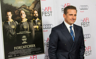 Ο Στιβ Καρέλ στην πρεμιέρα της ταινίας Foxcatcher