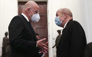 Συνάντηση Δένδια με τον Ζαν-Ιβ Λε Ντριάν Συνάντηση Δένδια με τον Ζαν-Ιβ Λε Ντριάν