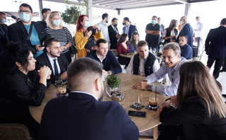 Στη Ρόδο ο Κυριάκος Μητσοτάκης Στη Ρόδο ο Κυριάκος Μητσοτάκης