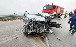 ΙΧ συγκρούστηκε μετωπικά με βυτιοφόρο έξω από την Ξυνιάδα