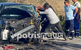 Σοκαριστικό τροχαίο στον Πύργο στο ύψος της Αίγλης