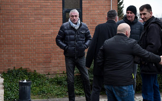 Ο Σάσα Ντανίλοβιτς στην κηδεία του Γέλοβατς Ο Σάσα Ντανίλοβιτς στην κηδεία του Γέλοβατς