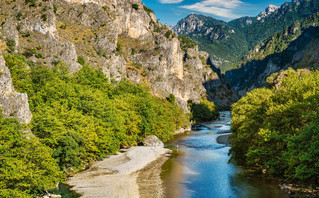 Ο Βοϊδομάτης στο φαράγγι του Βίκου