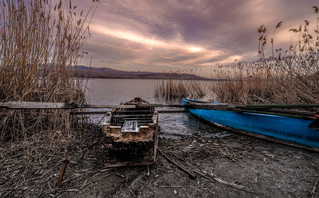Ατμοσφαιρικό τοπίο στη λίμνη Βεγορίτιδα