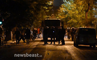 Ένταση στα Εξάρχεια στην επέτειο της δολοφονίας Γρηγορόπουλου