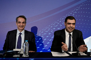 Ο Κυριάκος Μητσοτάκης και ο Παύλος Μαρινάκης Ο Κυριάκος Μητσοτάκης και ο Παύλος Μαρινάκης