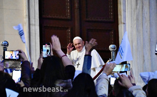 Επίσκεψη του Πάπα Φραγκίσκου στον καθεδρικό ναό αγ. Διονυσίου Αρεοπαγίτου των καθολικών
