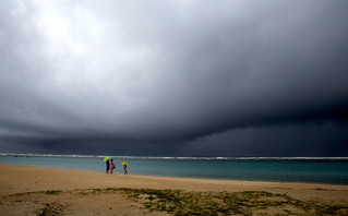 Dark clouds foretell a storm