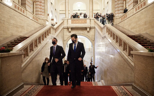 Μητσοτάκης και Πέτκοφ στη Σόφια Μητσοτάκης και Πέτκοφ στη Σόφια