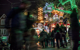 Festive atmosphere in the USA Festive atmosphere in the USA