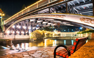Η γέφυρα του ποταμού Ληθαίου στα Τρίκαλα