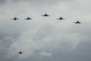 The Rafale in flight