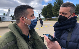 Θεσσαλονίκη: «Πραγματικά πολύ καλοί οι Έλληνες πιλότοι», λέει στο «Πρακτορείο FM» ο Γάλλος «δάσκαλος» των εκπαιδευτών στον χειρισμό του μαχητικού Rafale