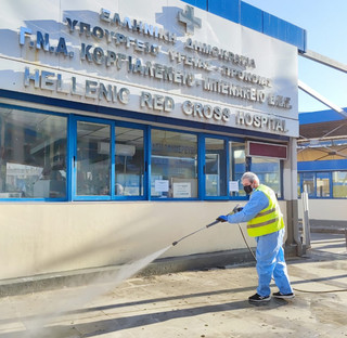 Δήμος Αθηναίων απολυμάνσεις σε νοσοκομεία