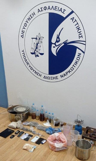 Εντοπίσθηκε πλήρως εξοπλισμένο εργαστήριο παρασκευής κρυσταλλικής μεθαμφεταμίνης Εντοπίσθηκε πλήρως εξοπλισμένο εργαστήριο παρασκευής κρυσταλλικής μεθαμφεταμίνης