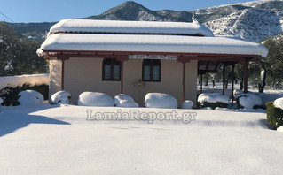 Πάγωσε η θάλασσα στην Αταλάντη