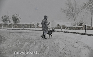 Χιόνια στη Γλυφάδα